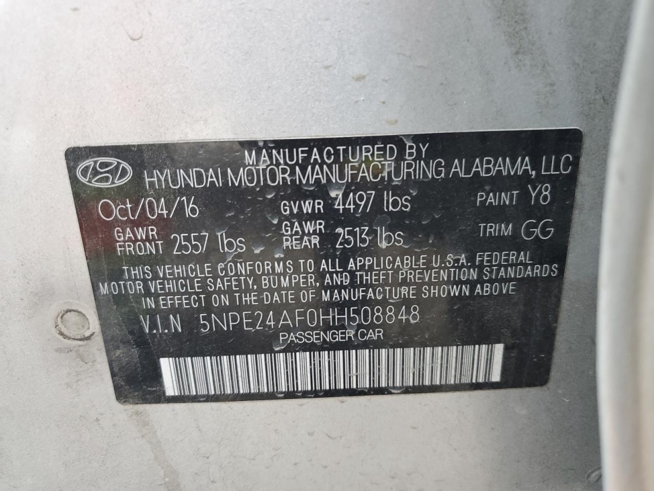 2017 Hyundai Sonata - Image 12