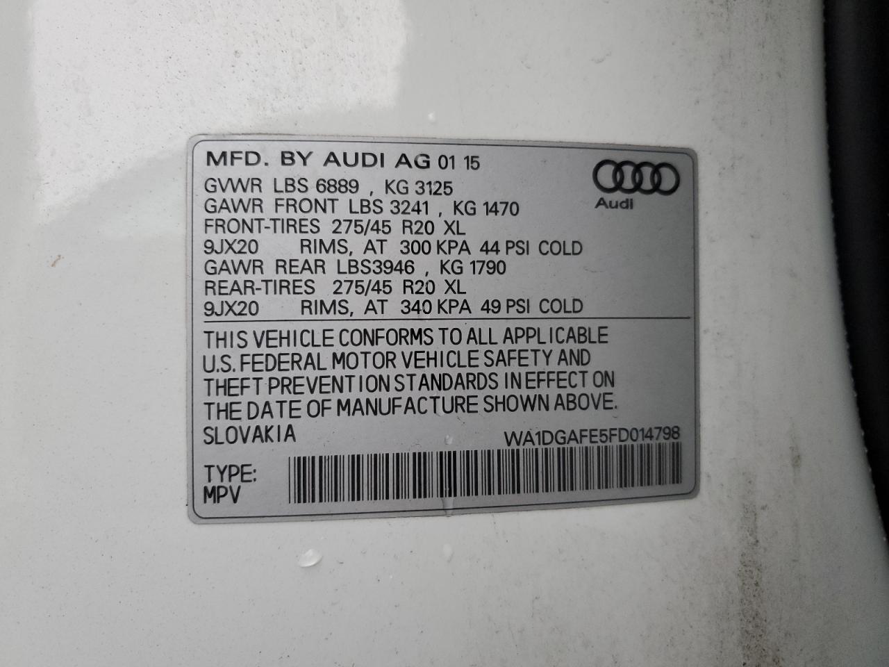 2015 Audi Q7 - Image 13
