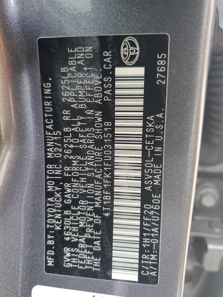 2015 Toyota Camry - Image 12