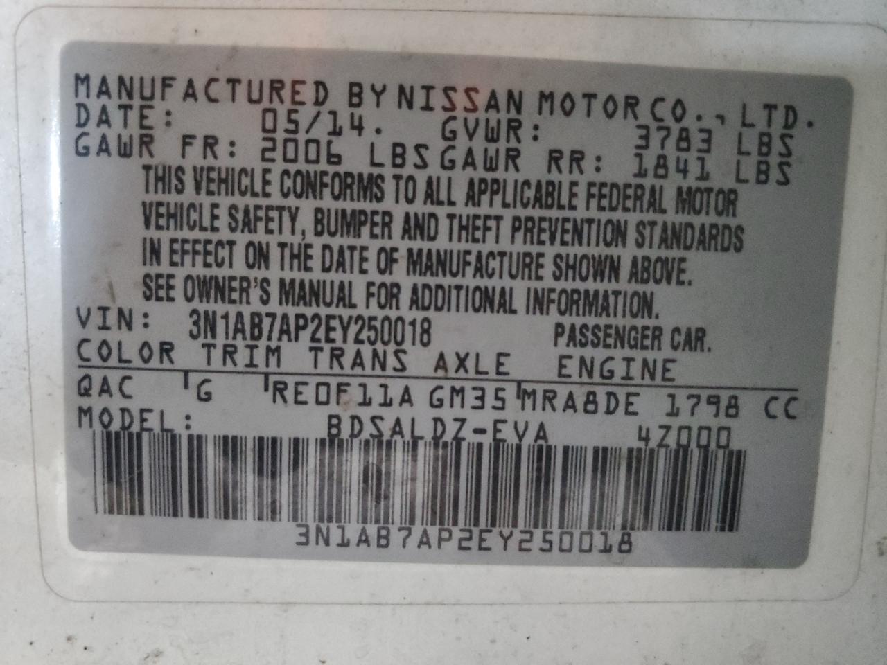 2014 Nissan Sentra - Image 12