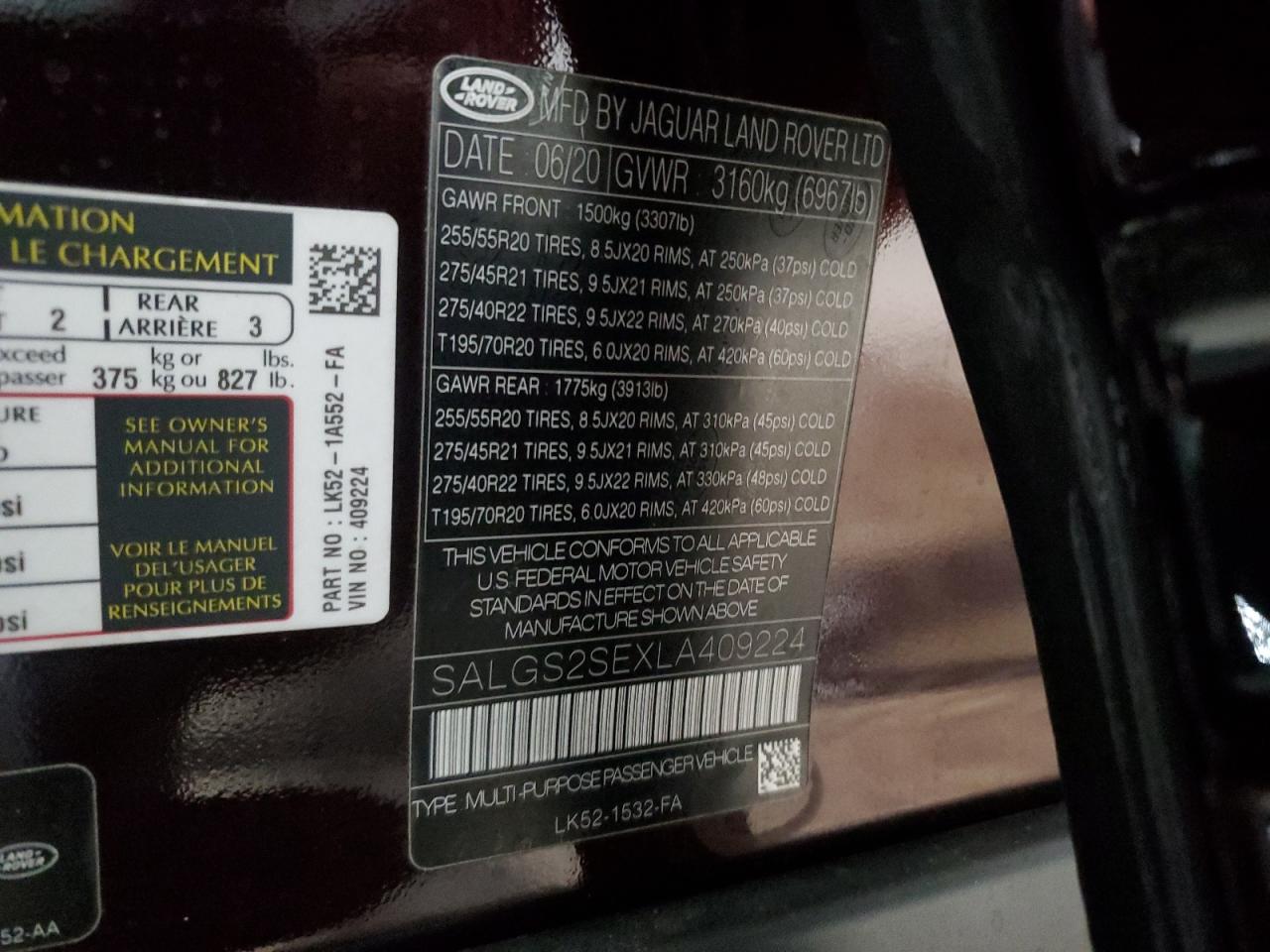 2020 Land Rover Range Rover - Image 14