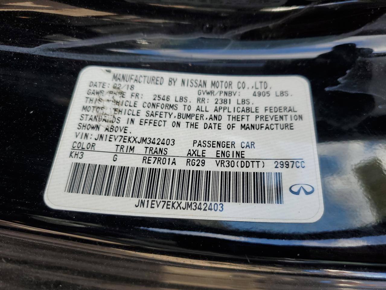 2018 Infiniti Q60 - Image 13