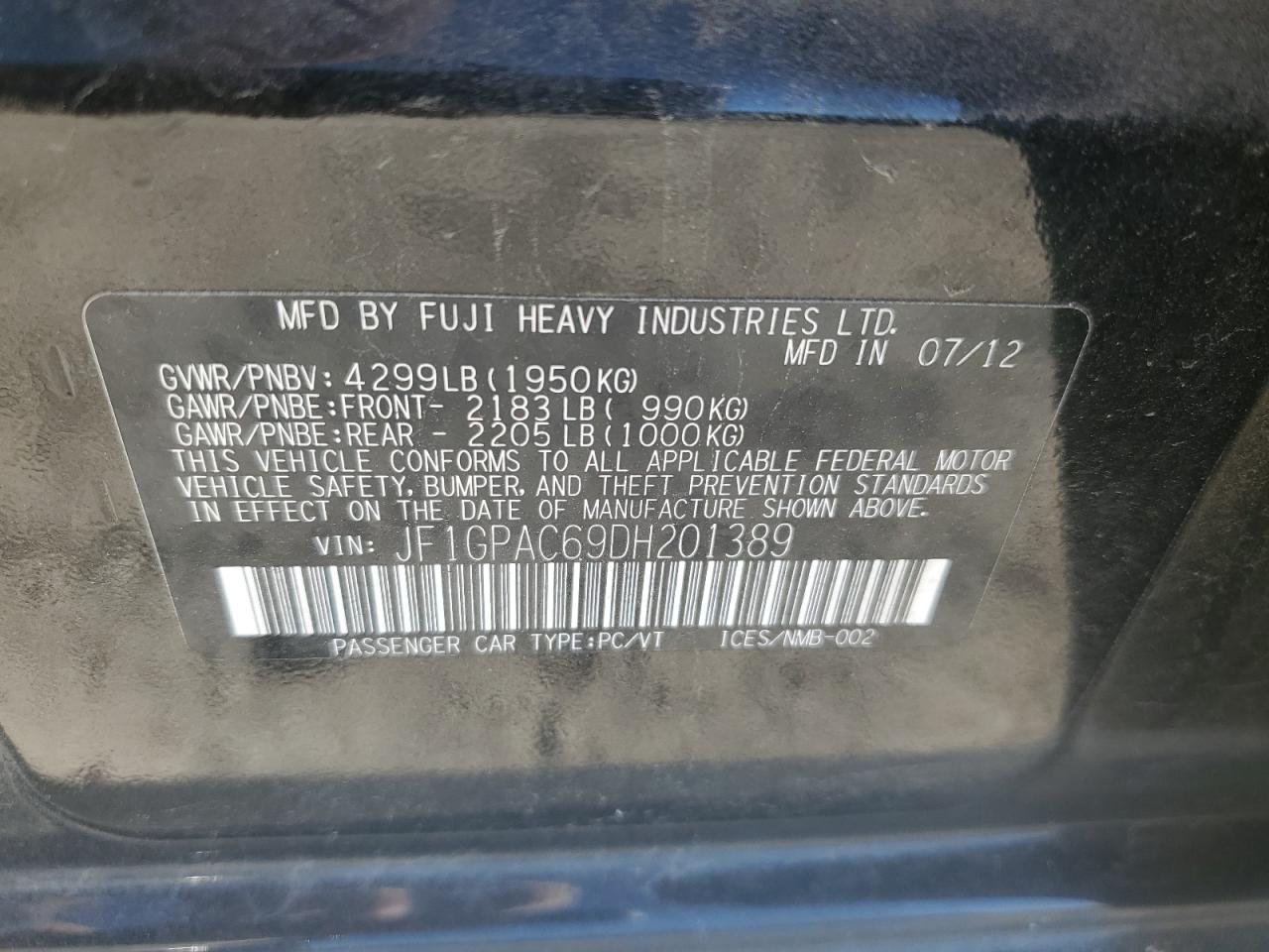 2013 Subaru Impreza - Image 12