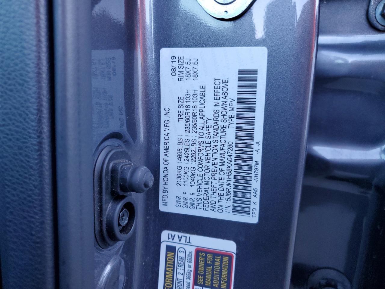 2019 Honda CR-V - Image 13