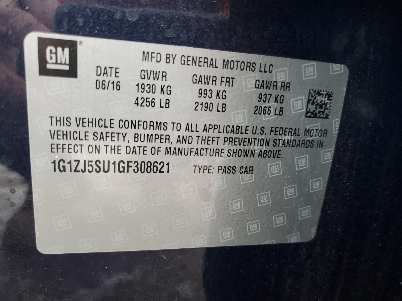 2016 Chevrolet Malibu - Image 13