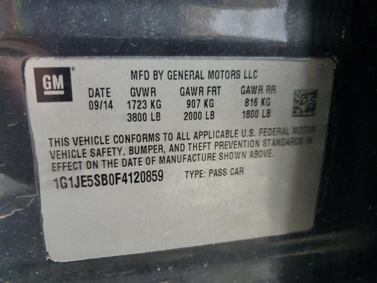 2015 Chevrolet Sonic - Image 13