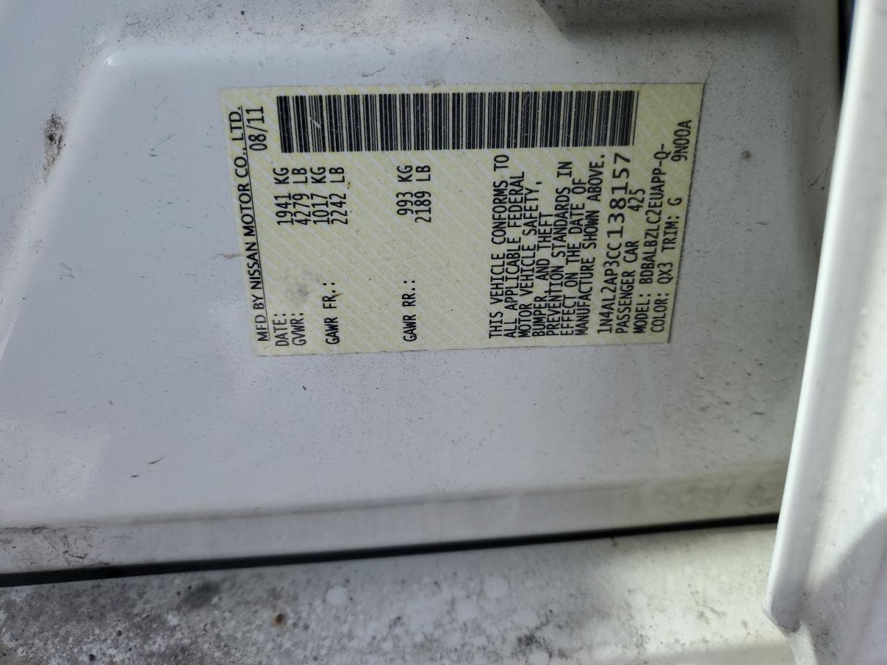 2012 Nissan Altima - Image 14
