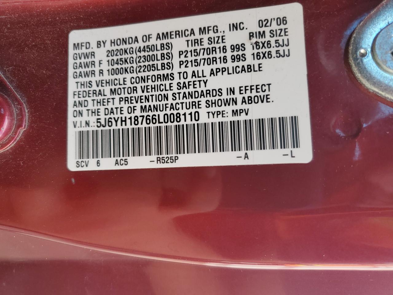 2006 Honda Element - Image 15