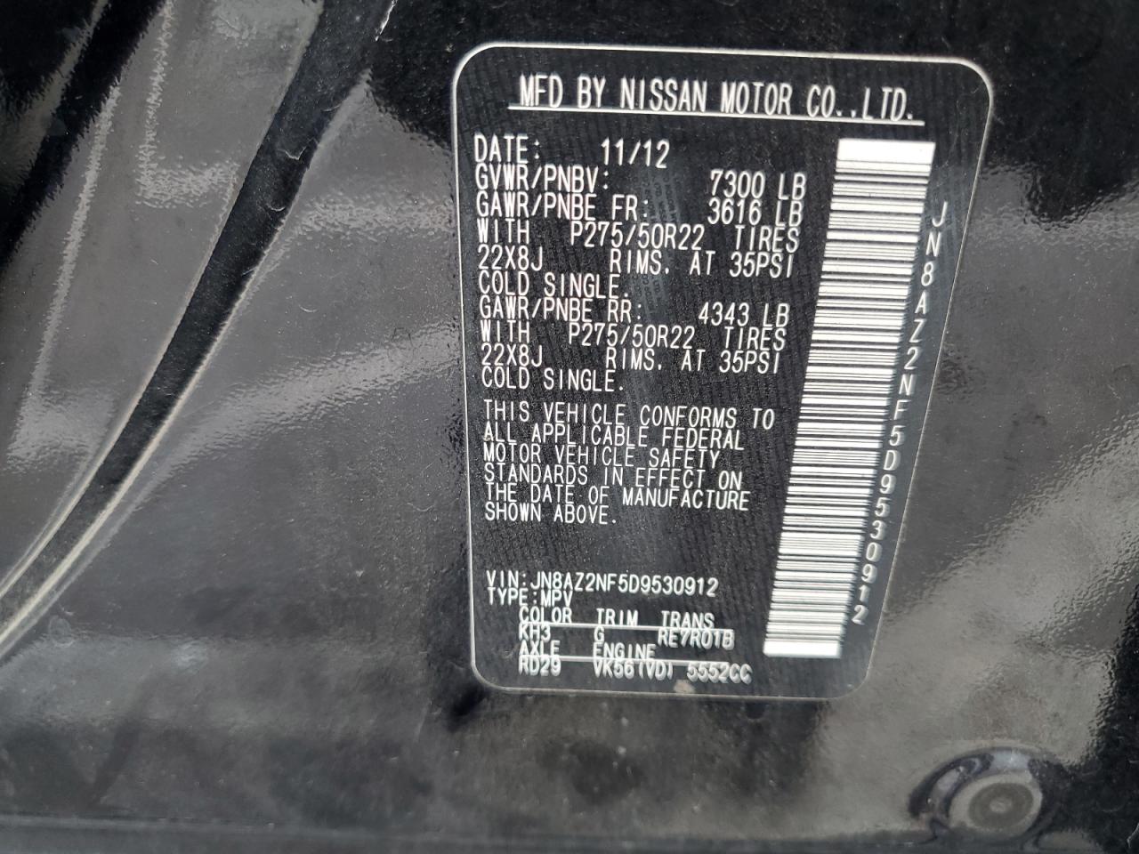2013 Infiniti QX56 - Image 13