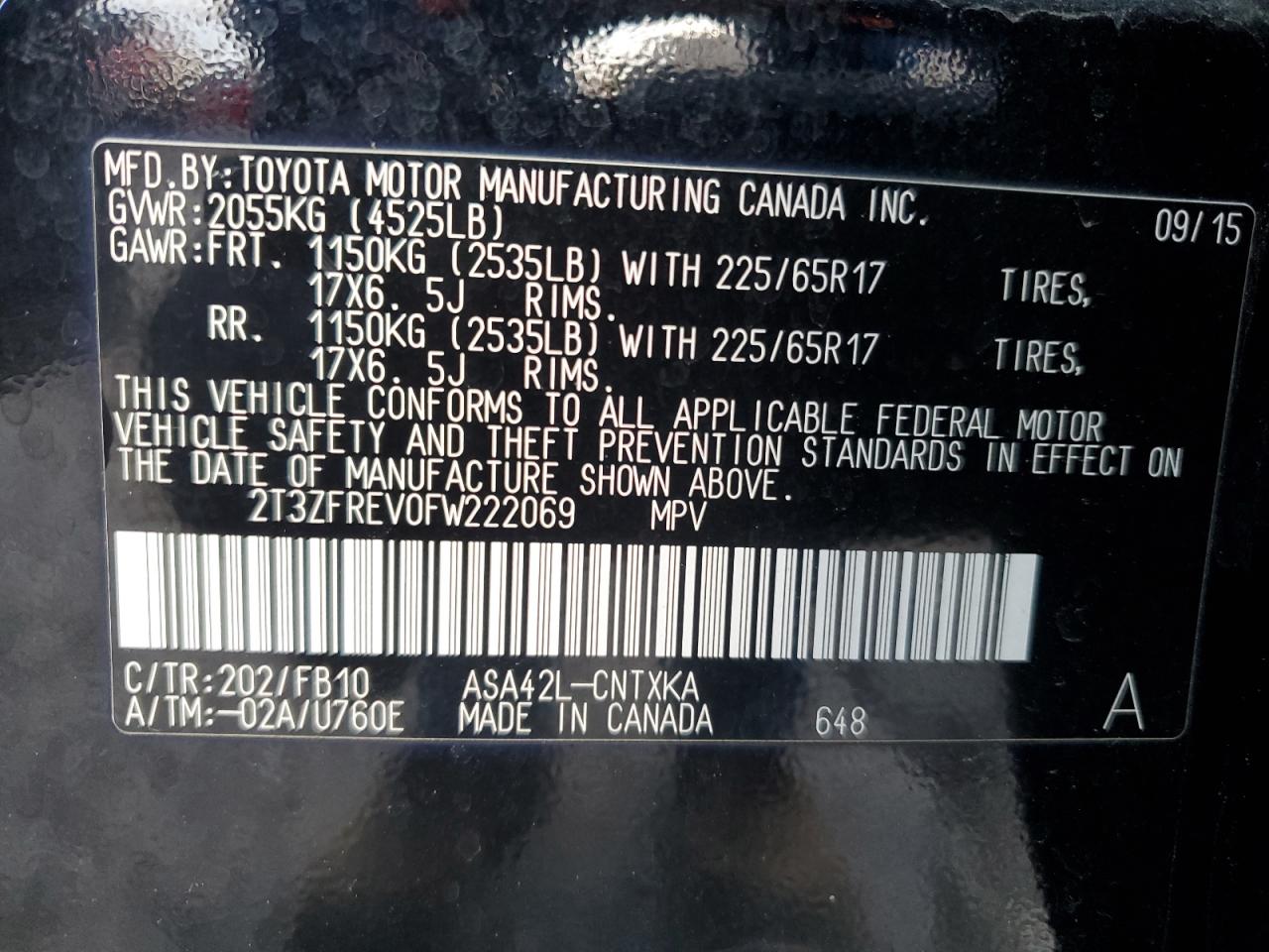 2015 Toyota RAV 4 - Image 12