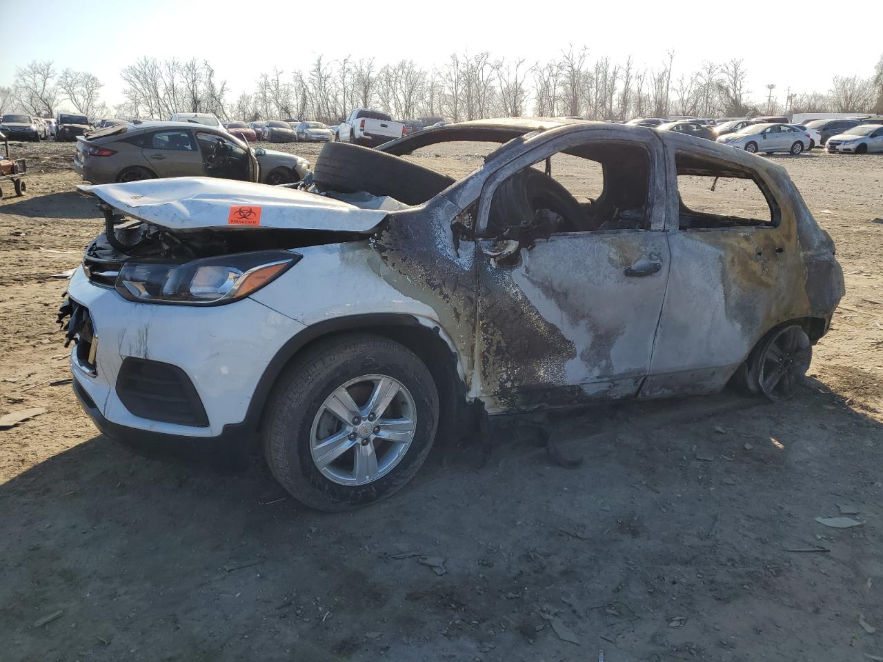 2018 Chevrolet Trax Ls na sprzedaż w Baltimore, MD - Burn - Interior