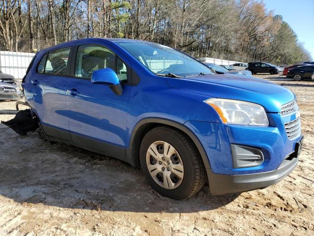  CHEVROLET TRAX 2015 Blue