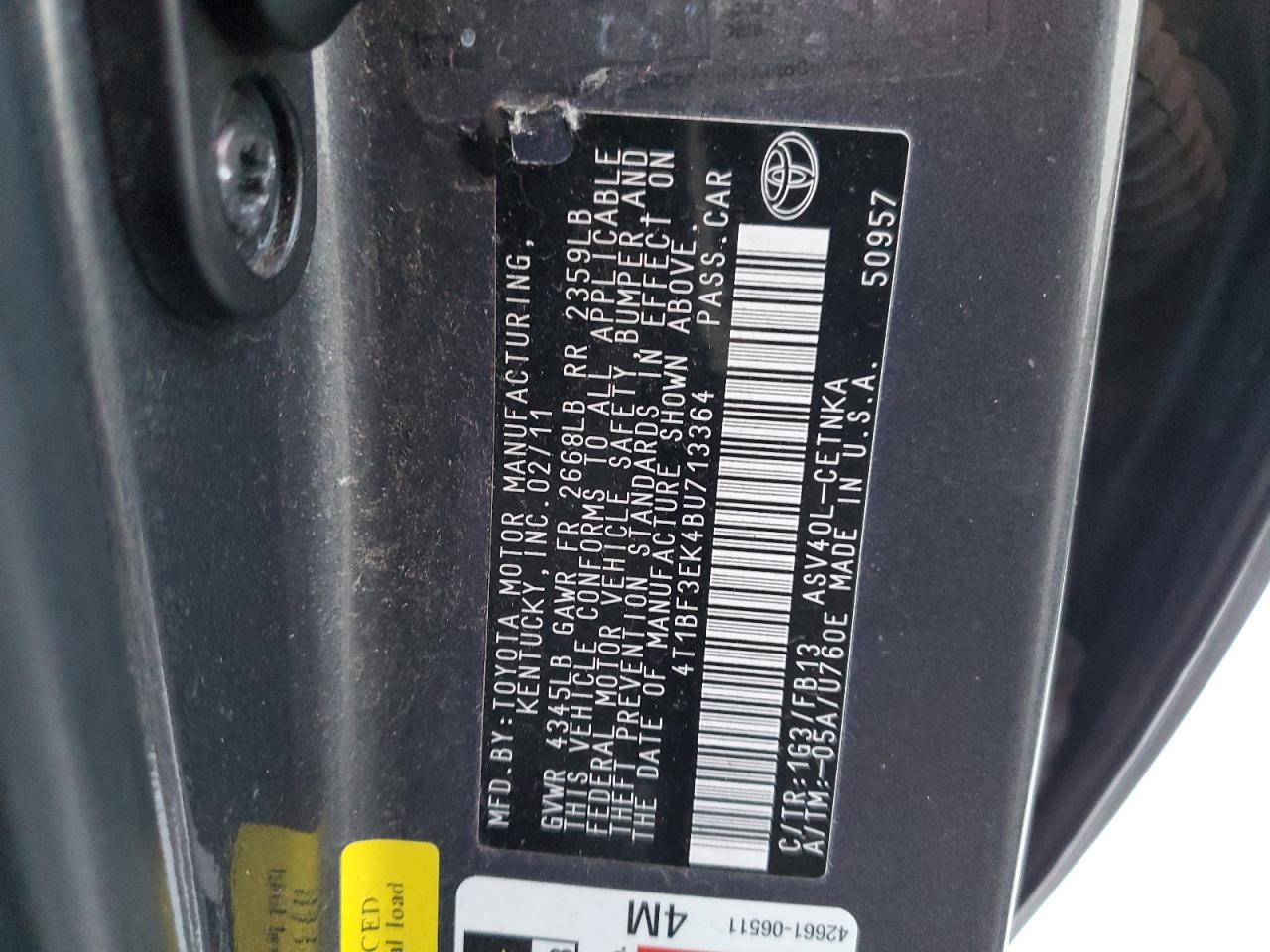 2011 Toyota Camry - Image 12