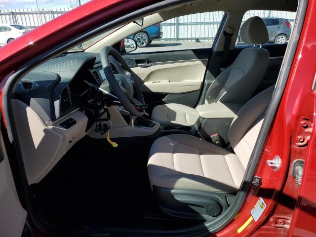  HYUNDAI ELANTRA 2020 Red
