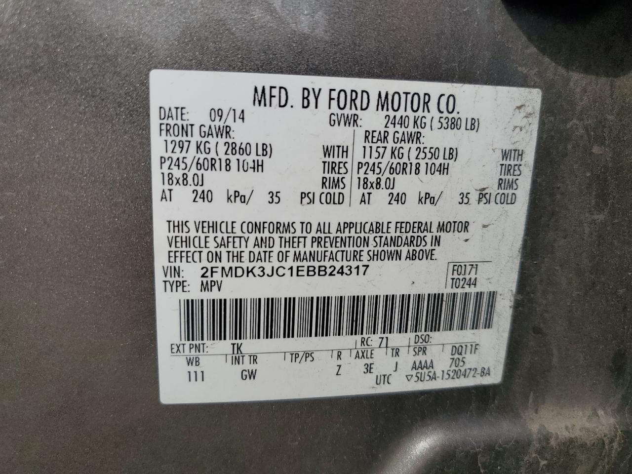 2014 Ford Edge - Image 16