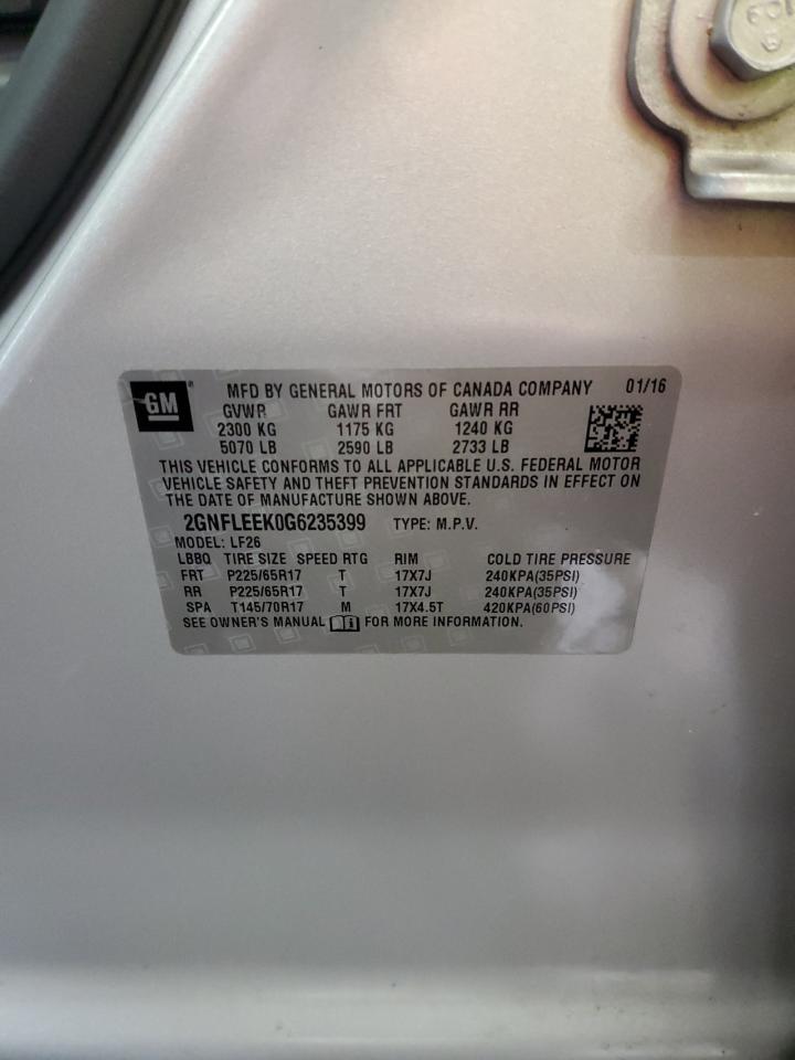 2016 Chevrolet Equinox - Image 13