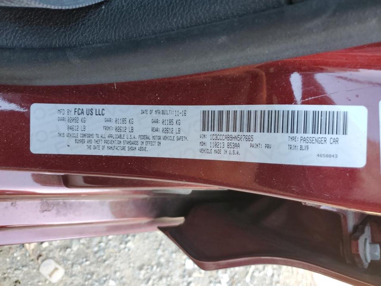 2017 Chrysler 200 - Image 15