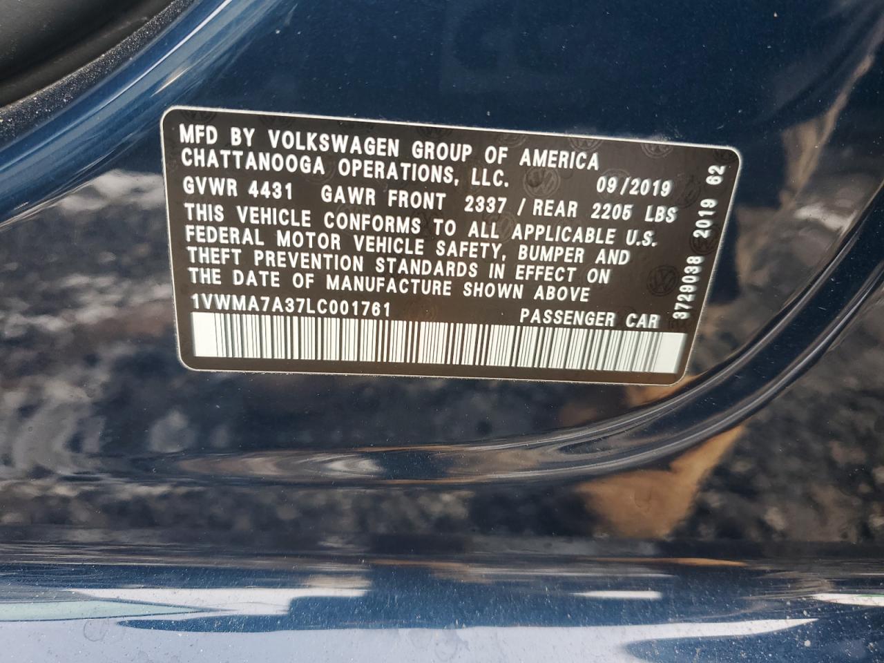2020 Volkswagen Passat - Image 12