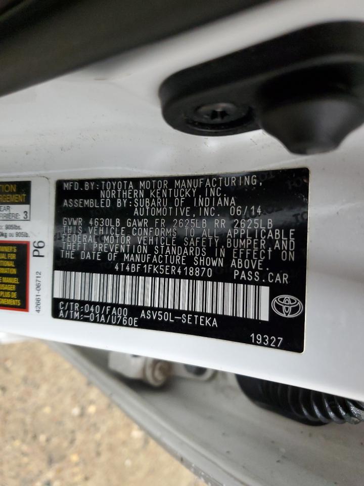 2014 Toyota Camry - Image 12