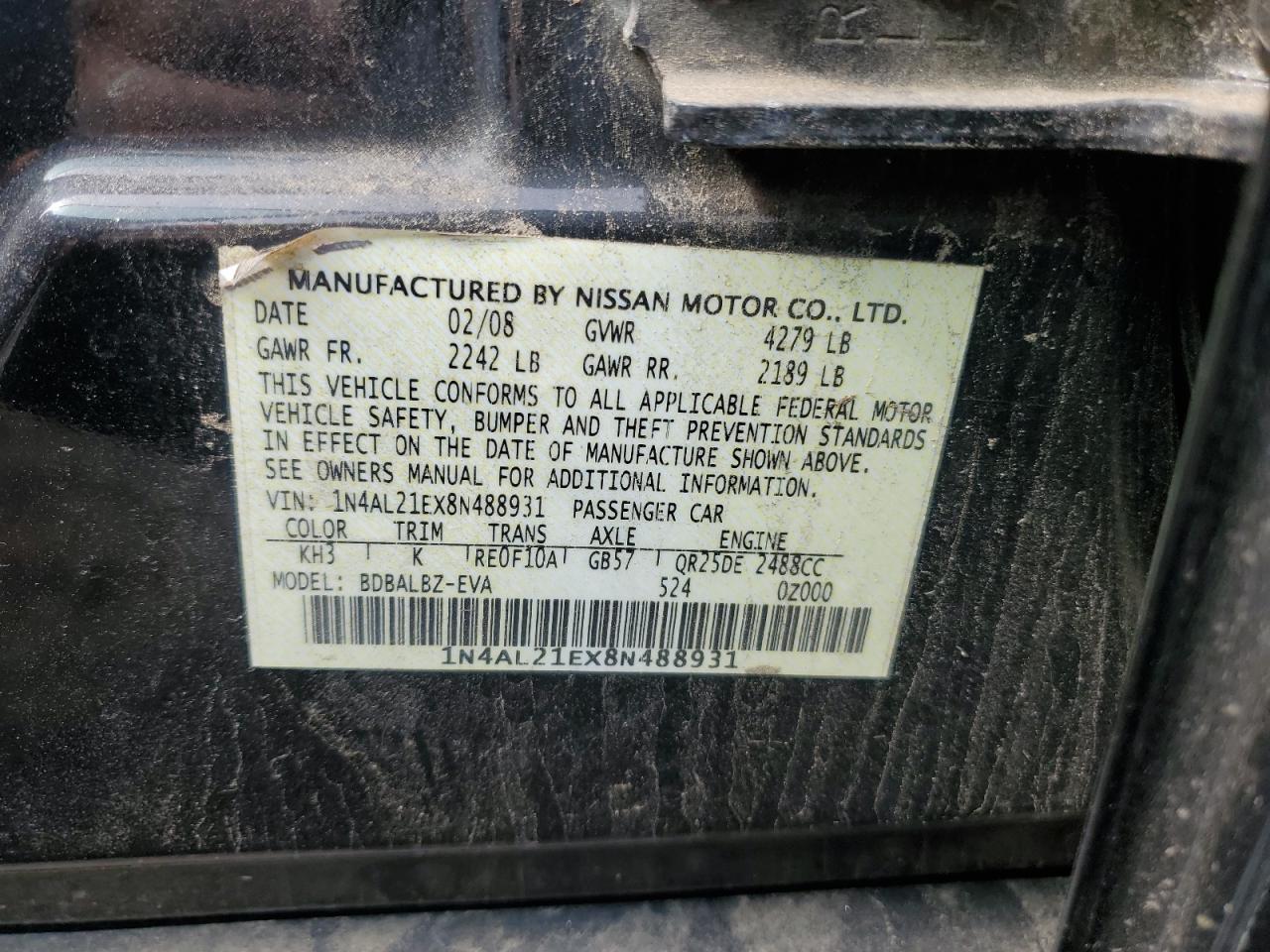 2008 Nissan Altima - Image 14