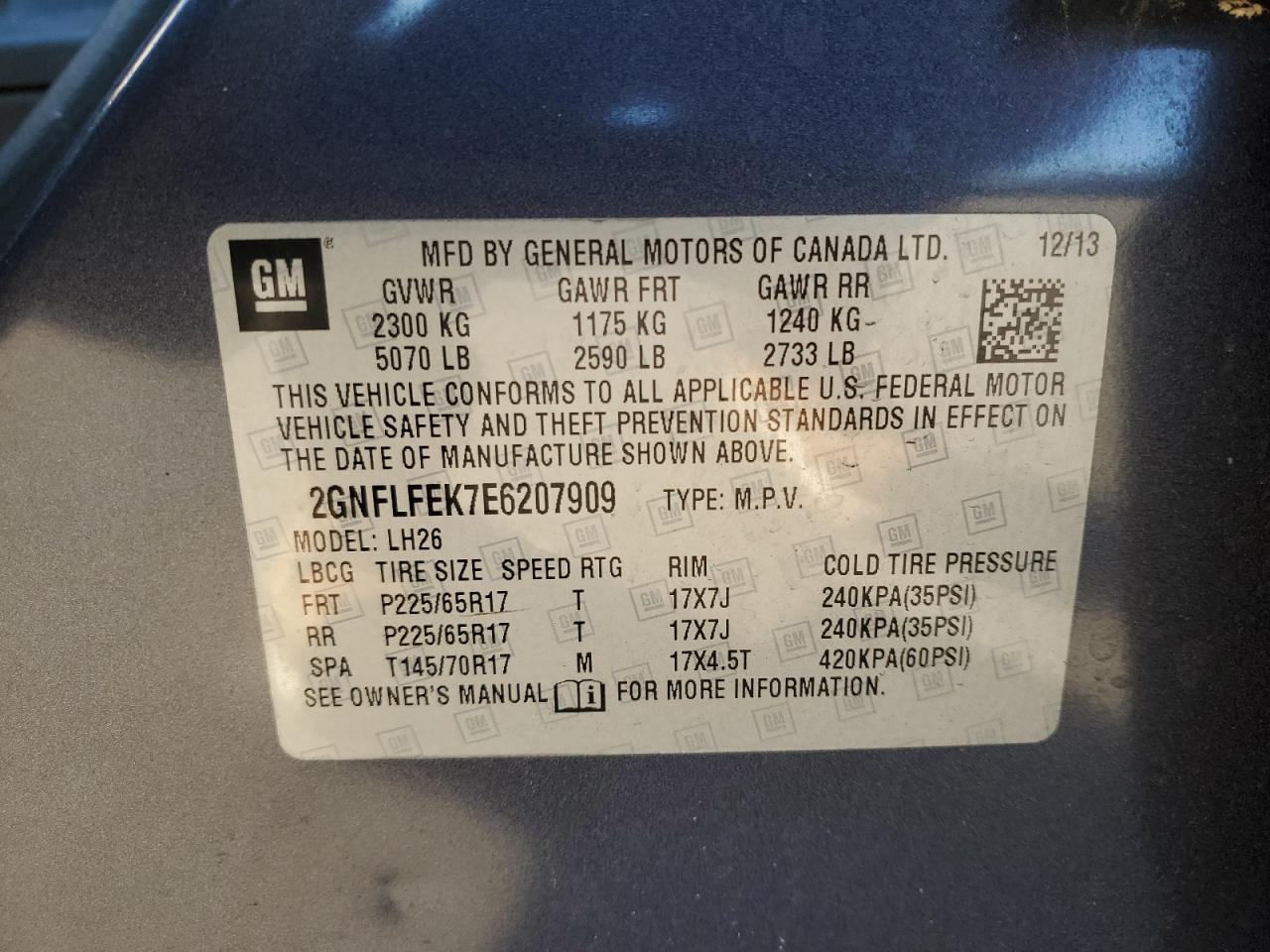 2014 Chevrolet Equinox - Image 13