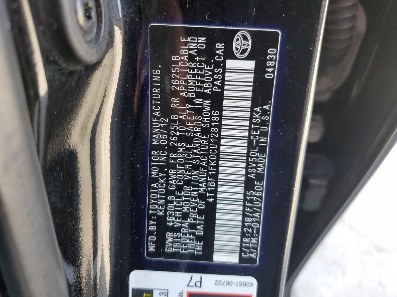 2012 Toyota Camry - Image 13