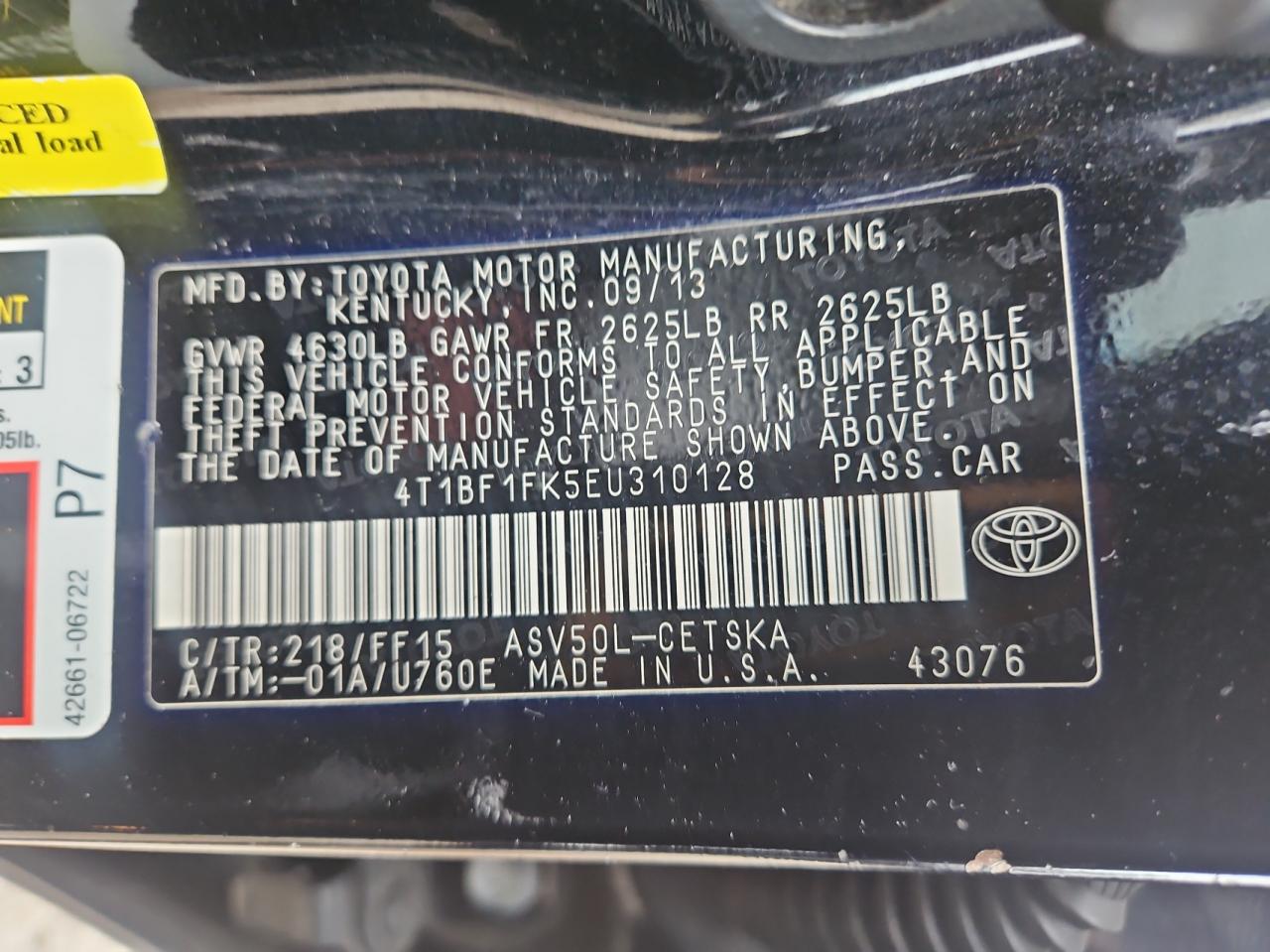 2014 Toyota Camry - Image 10