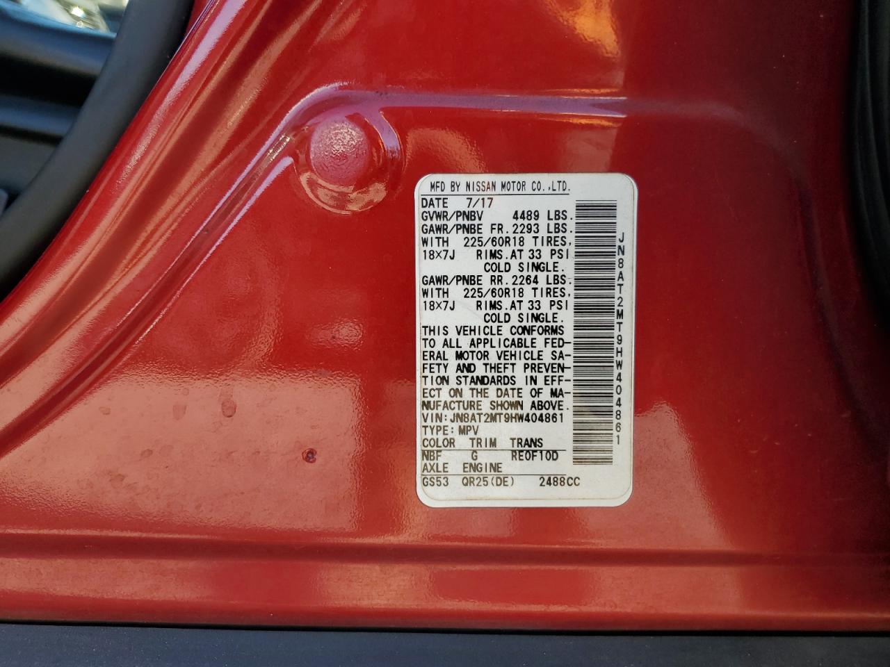 2017 Nissan Rogue - Image 13