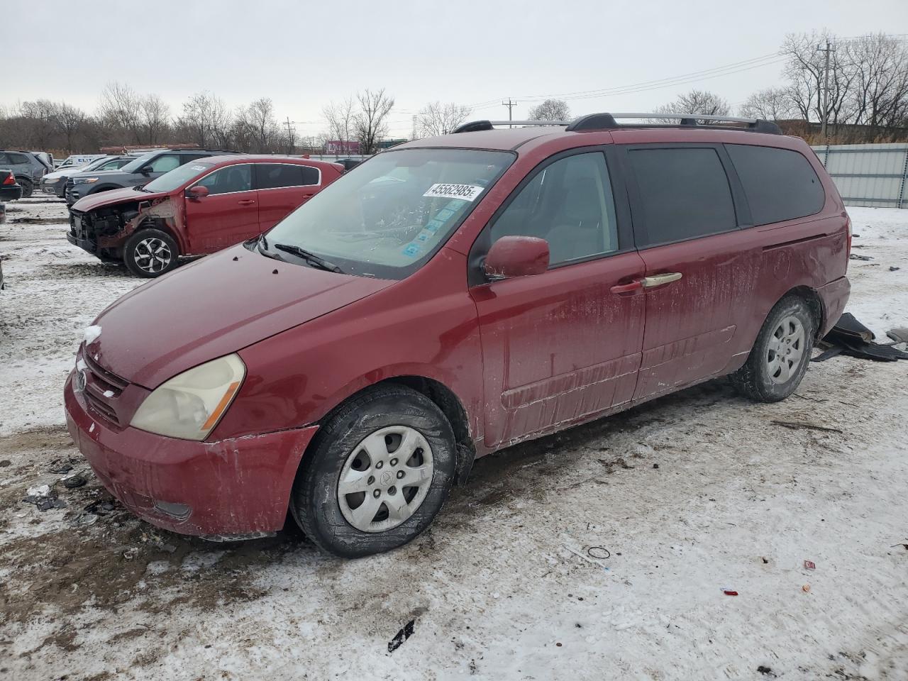 2009 Kia Sedona Ex للبيع في Chicago Heights، IL - Rear End