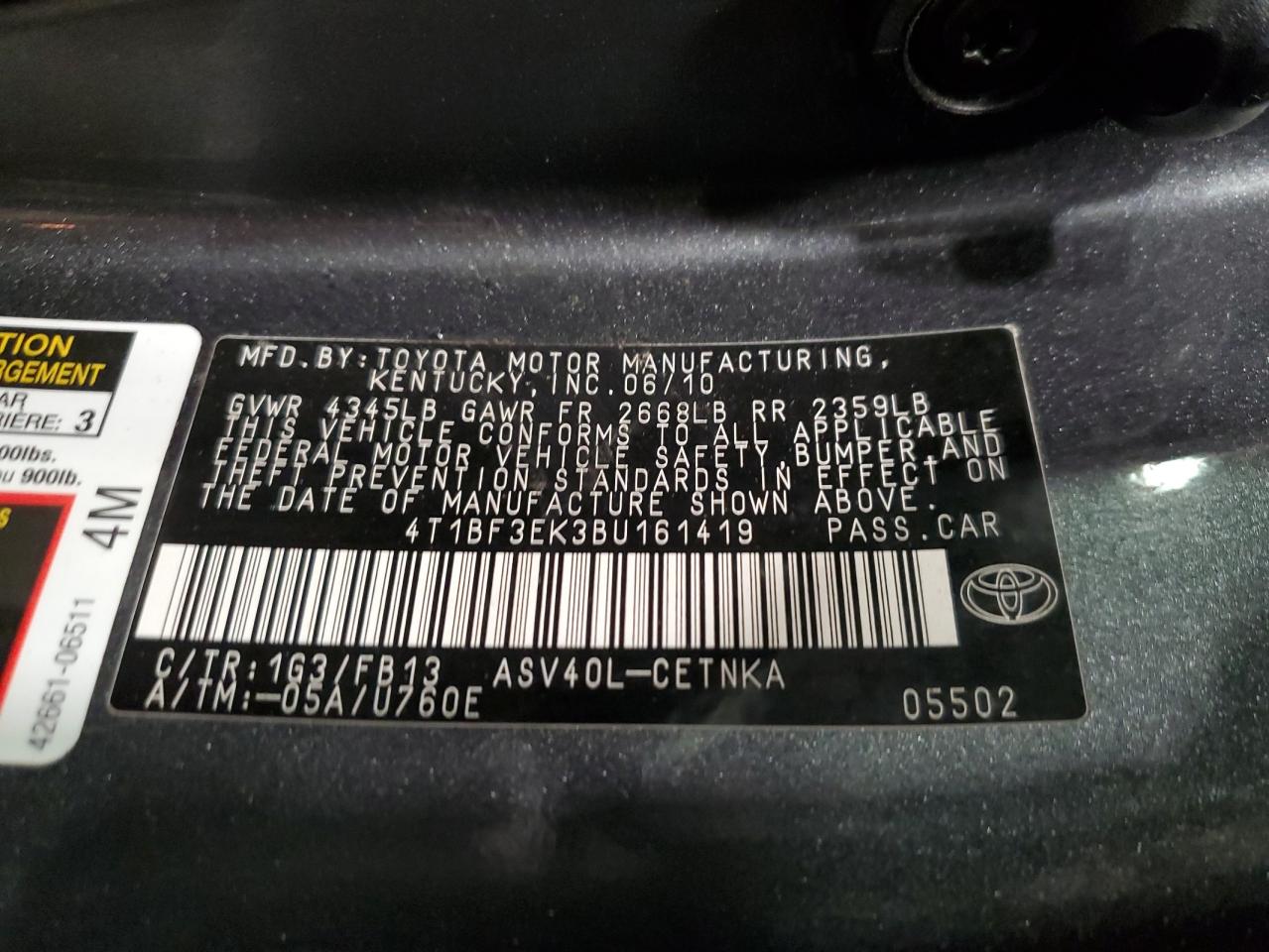 2011 Toyota Camry - Image 12