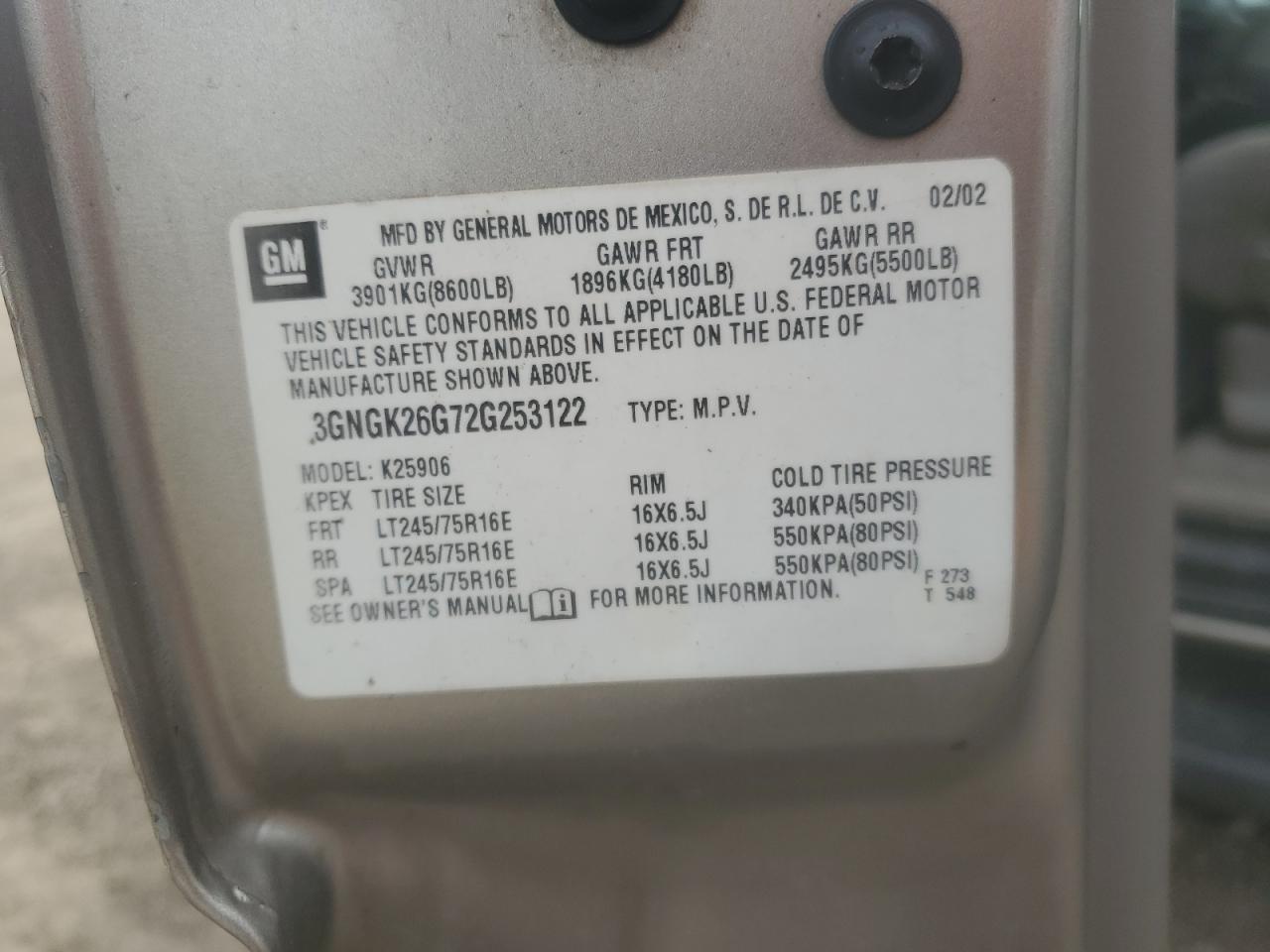 2002 Chevrolet Suburban - Image 16