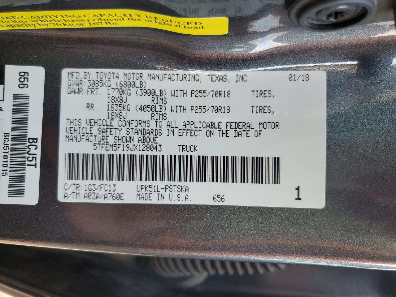 2018 Toyota Tundra - Image 13
