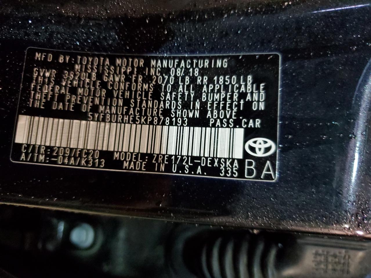 2019 Toyota Corolla - Image 12