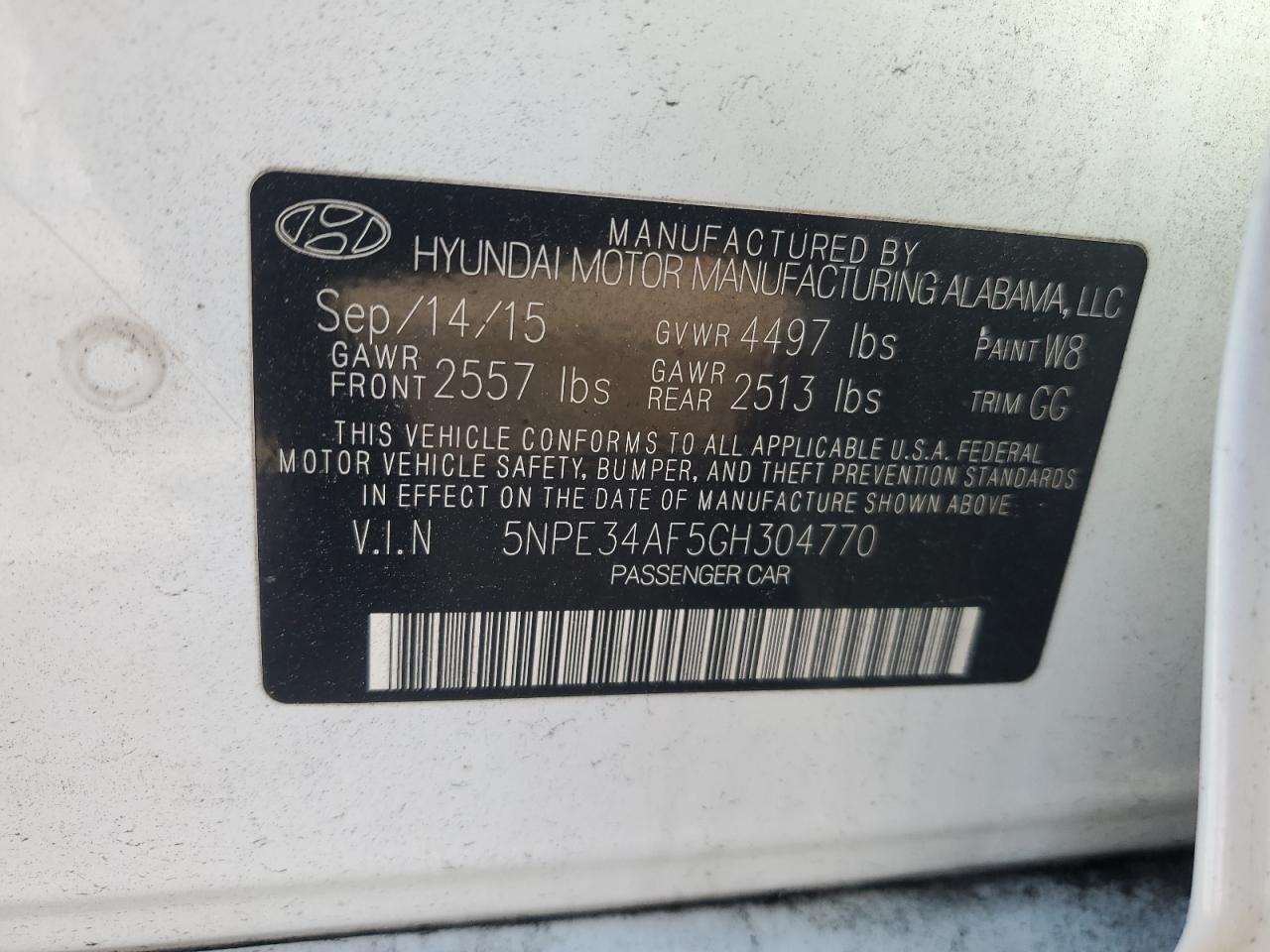 2016 Hyundai Sonata - Image 12