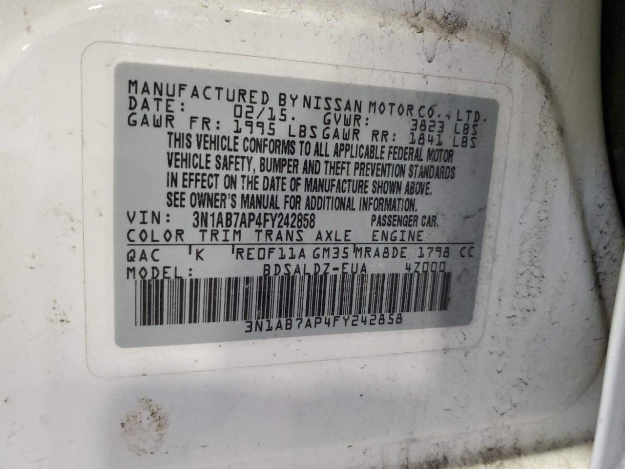 2015 Nissan Sentra - Image 12