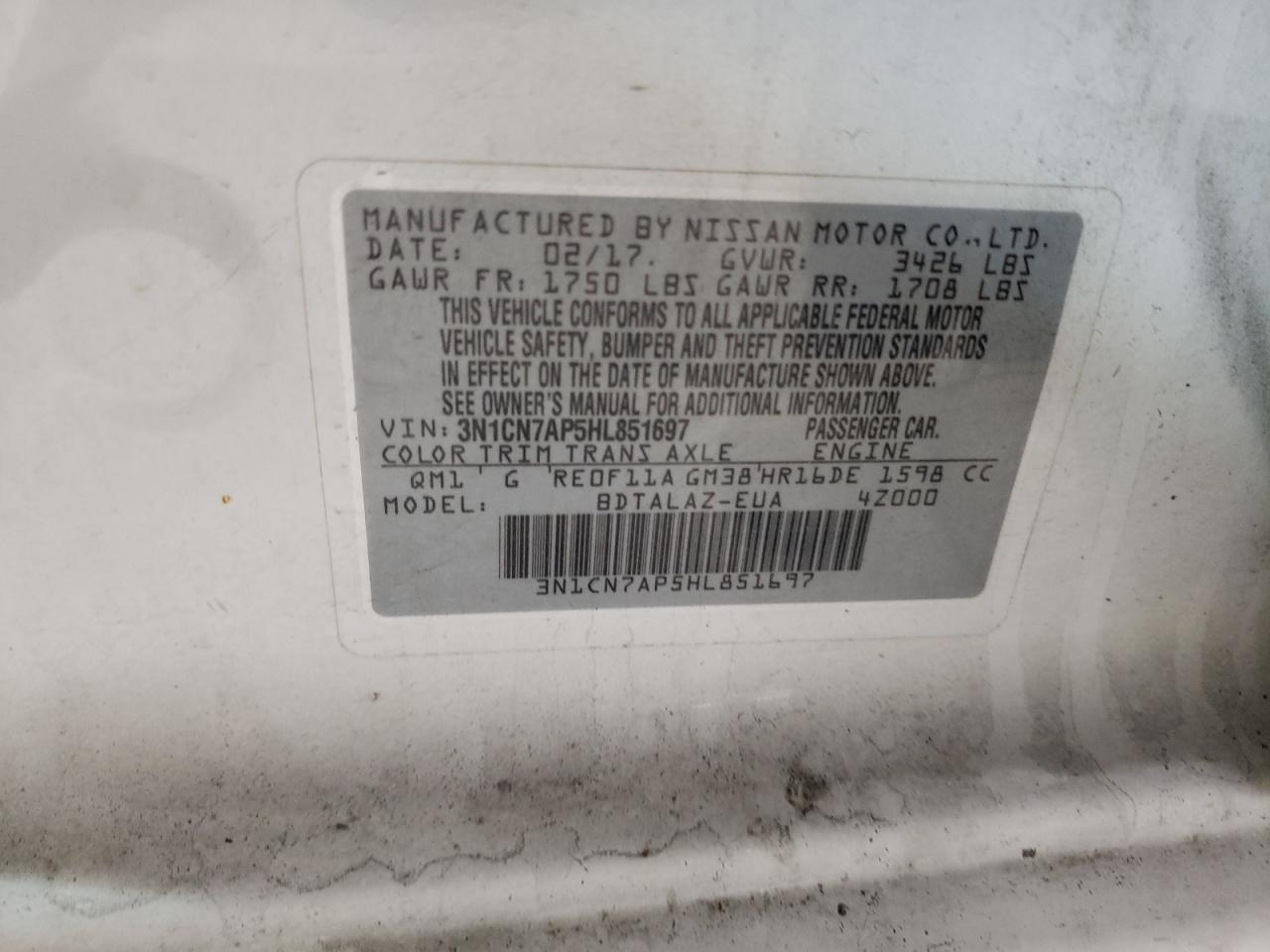 2017 Nissan Versa - Image 13