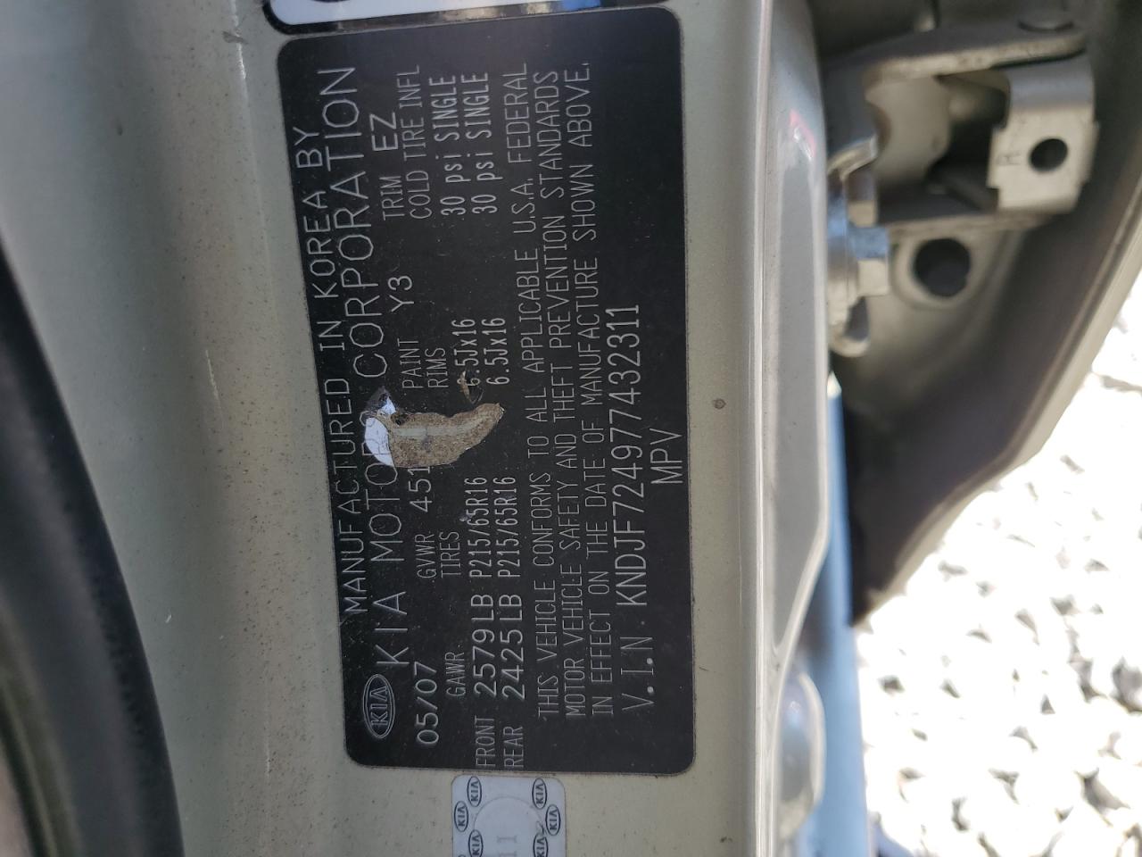 2007 Kia Sportage - Image 13