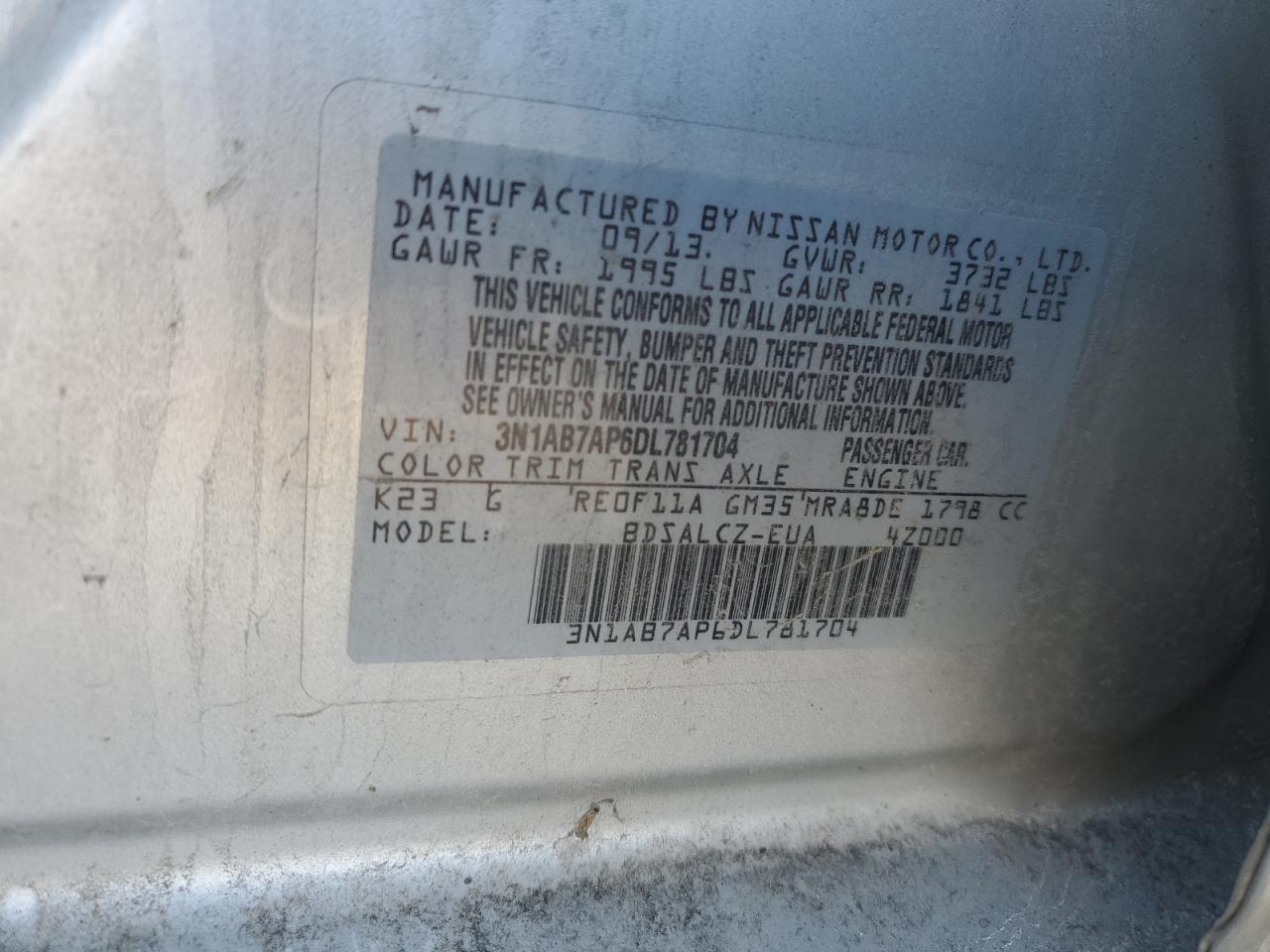 2013 Nissan Sentra - Image 12