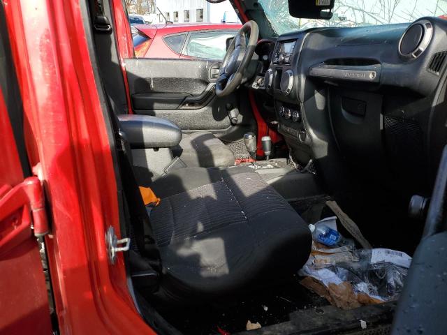  JEEP WRANGLER 2012 Red