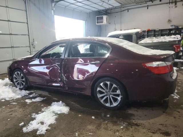 Sedans HONDA ACCORD 2013 Maroon