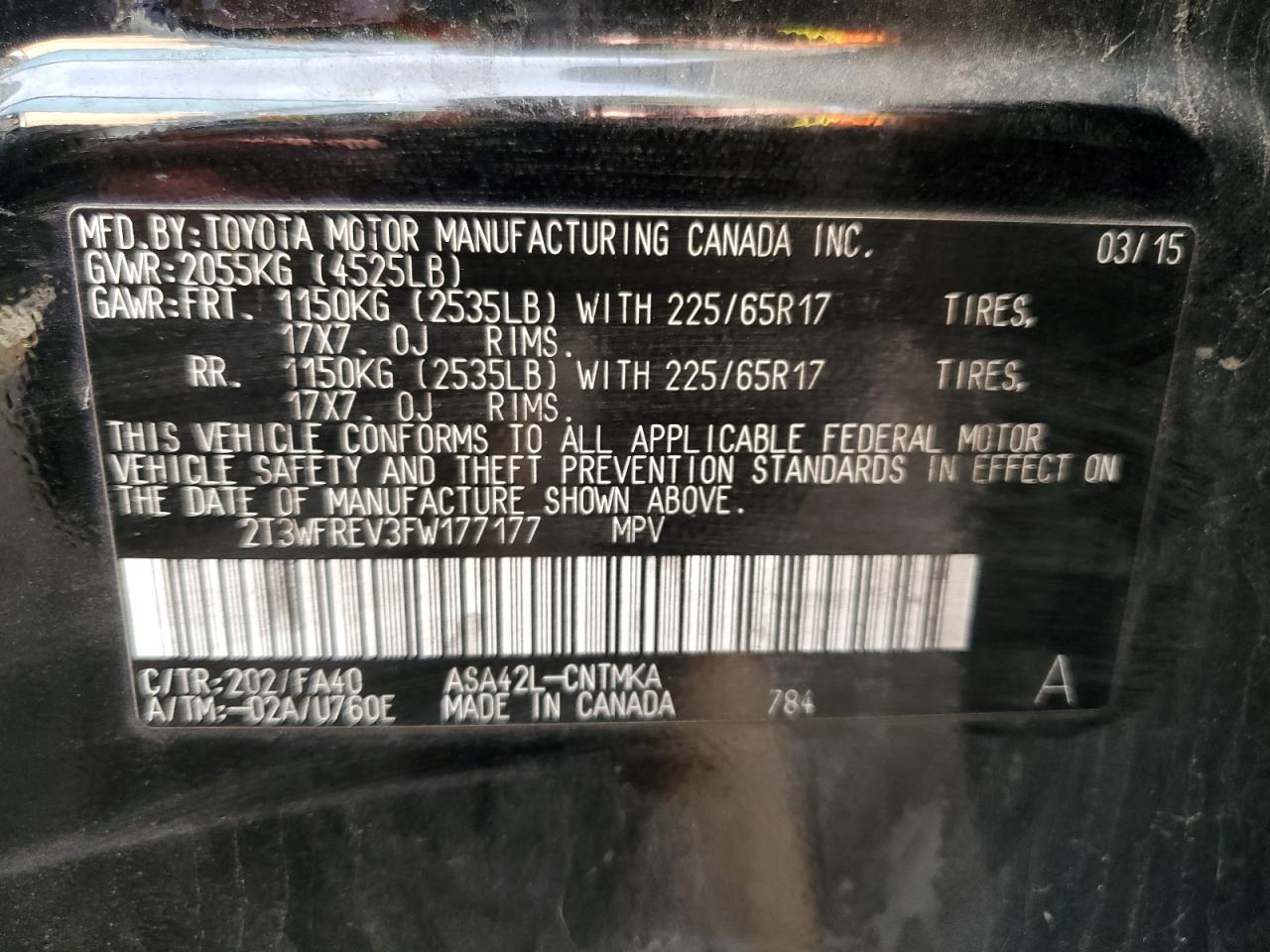 2015 Toyota RAV 4 - Image 13