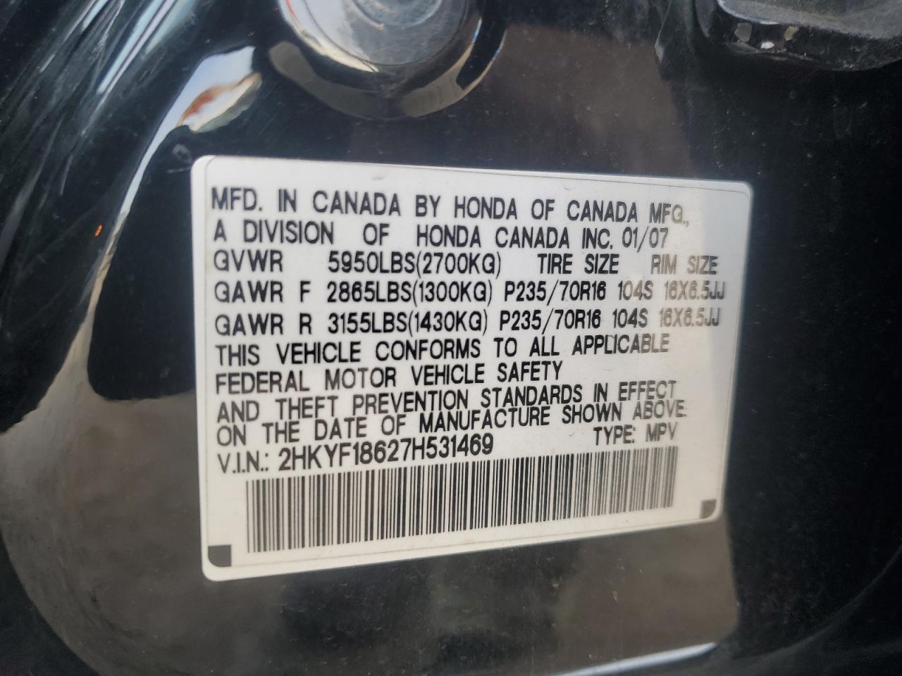 2007 Honda Pilot - Image 13