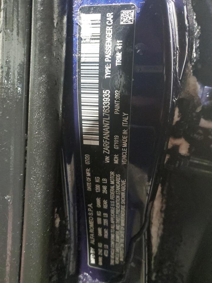 2020 Alfa Romeo Giulia - Image 13