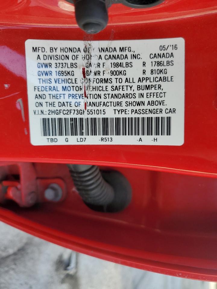 2016 Honda Civic - Image 14
