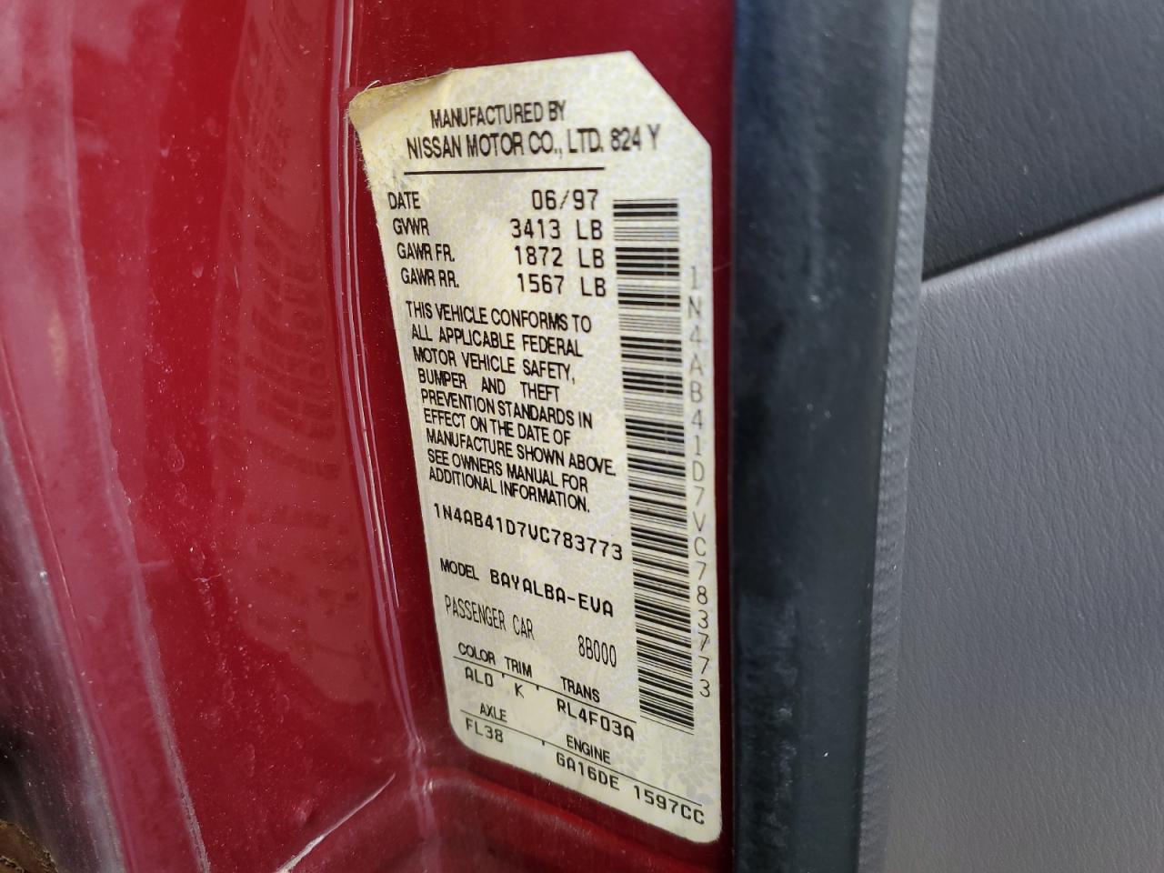 1997 Nissan Sentra - Image 14
