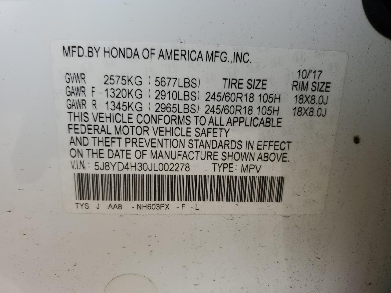 2018 Acura MDX - Image 14