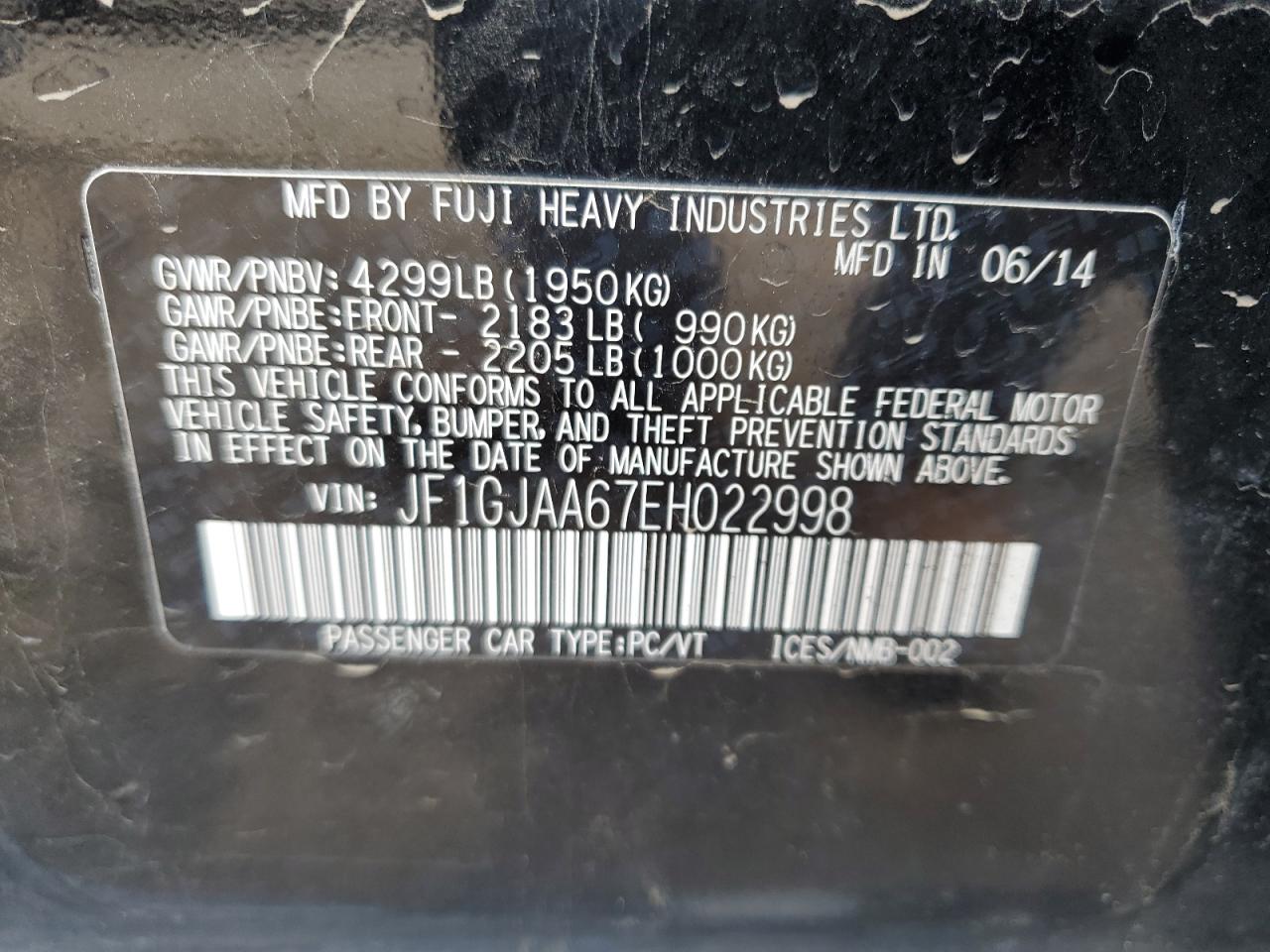 2014 Subaru Impreza - Image 13