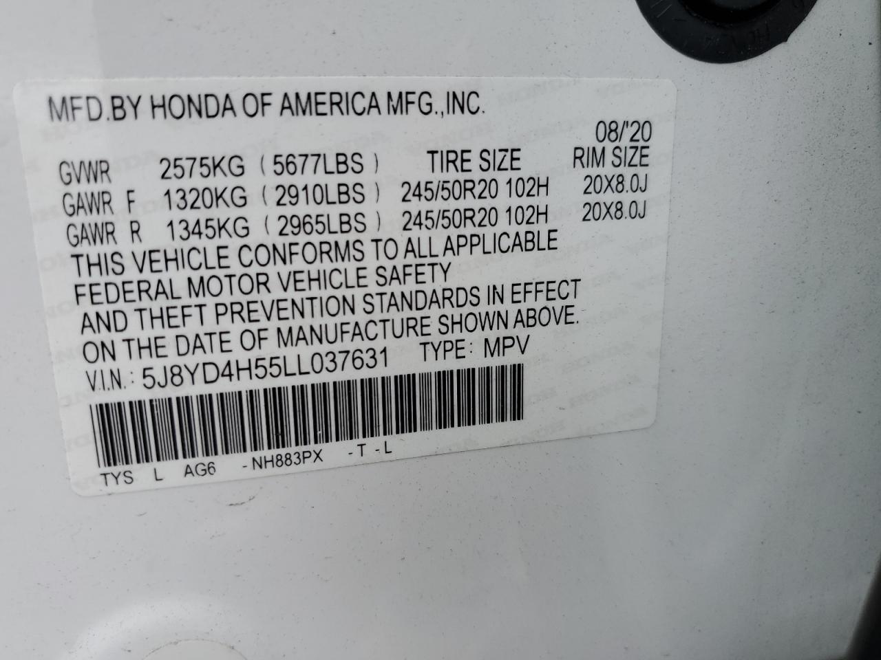 2020 Acura MDX - Image 14