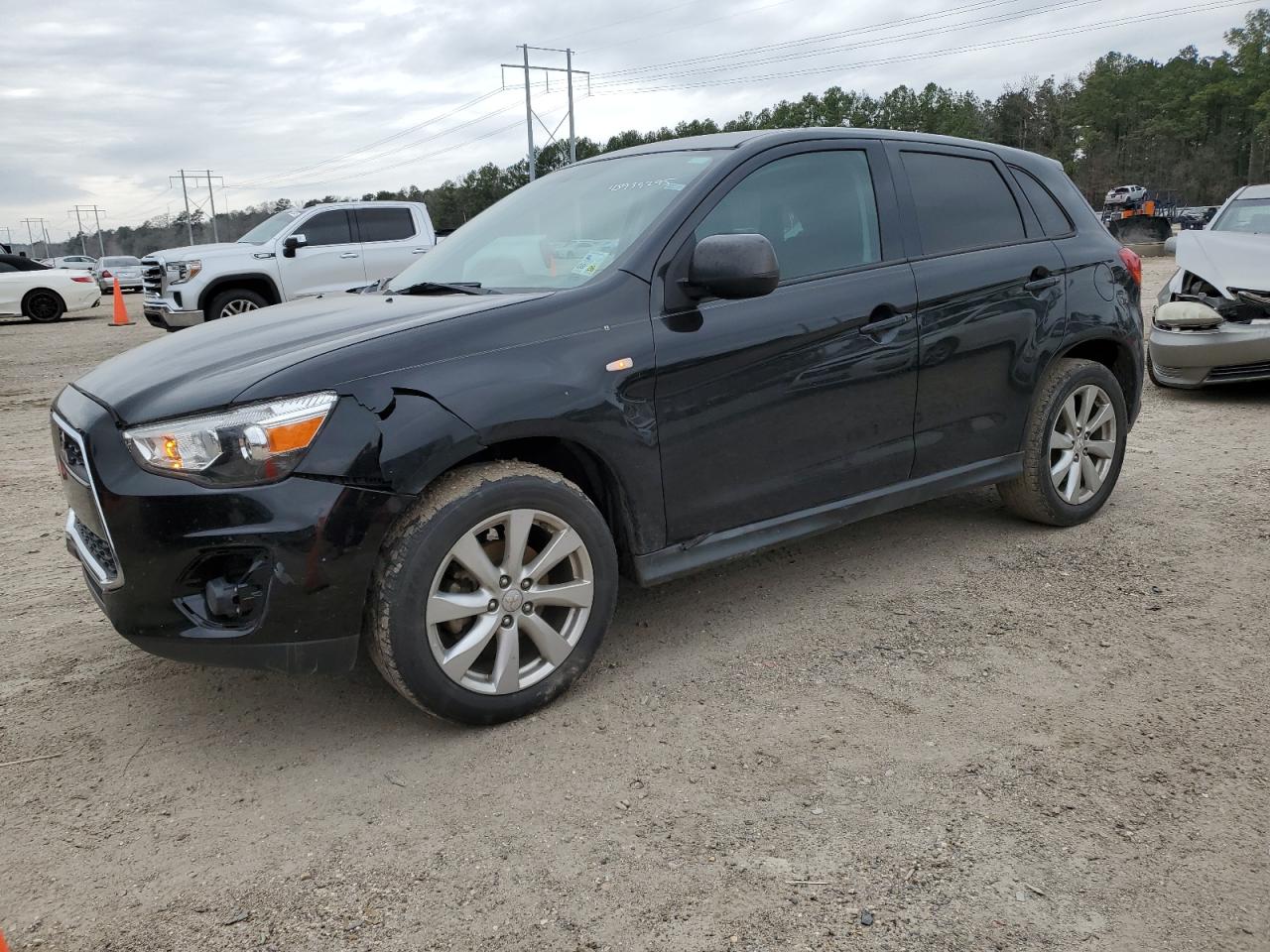 2015 Mitsubishi Outlander Sport Es na sprzedaż w Greenwell Springs, LA - Side