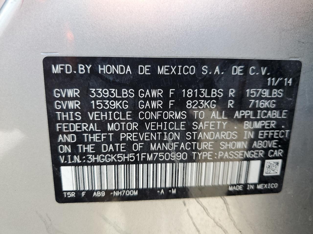 2015 Honda Fit - Image 12